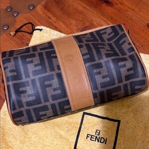 Fendi Black and Brown Mini Bag